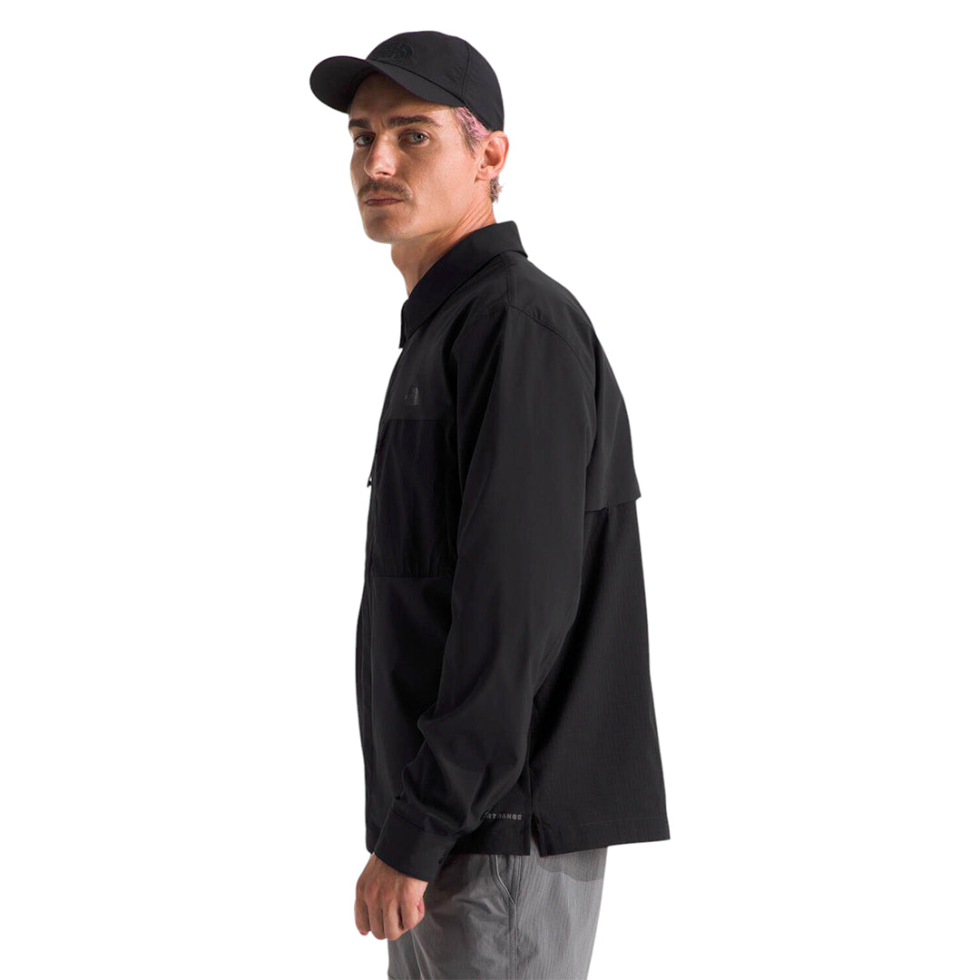 Camisa Lightrange Hike para hombre color negro