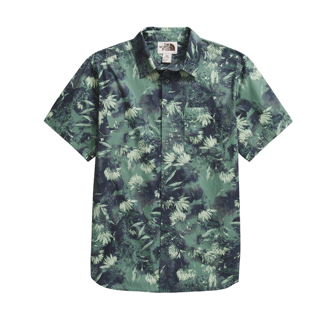 Camisa S/S Baytrail Pattern para hombre color verde