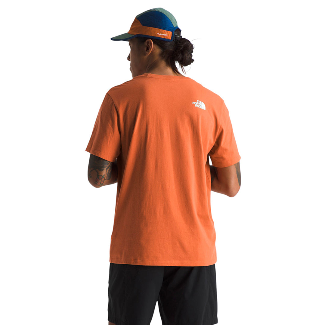 CAMISETA HALF DOME PARA HOMBRE COLOR NARANJA