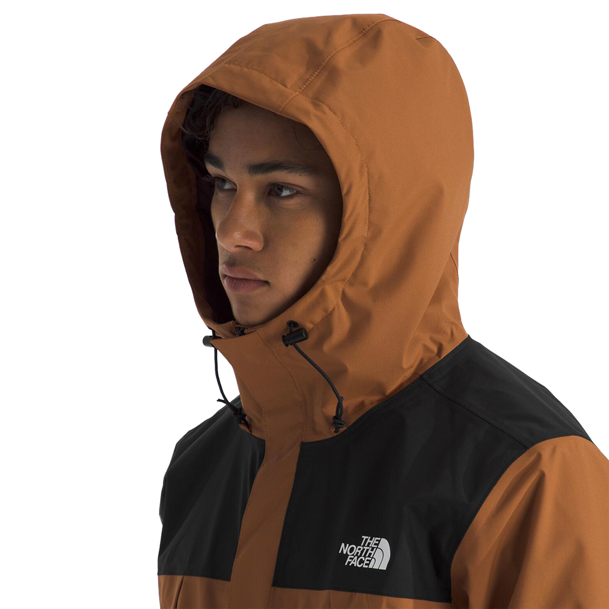 Chaqueta impermeable Antora para hombre color café