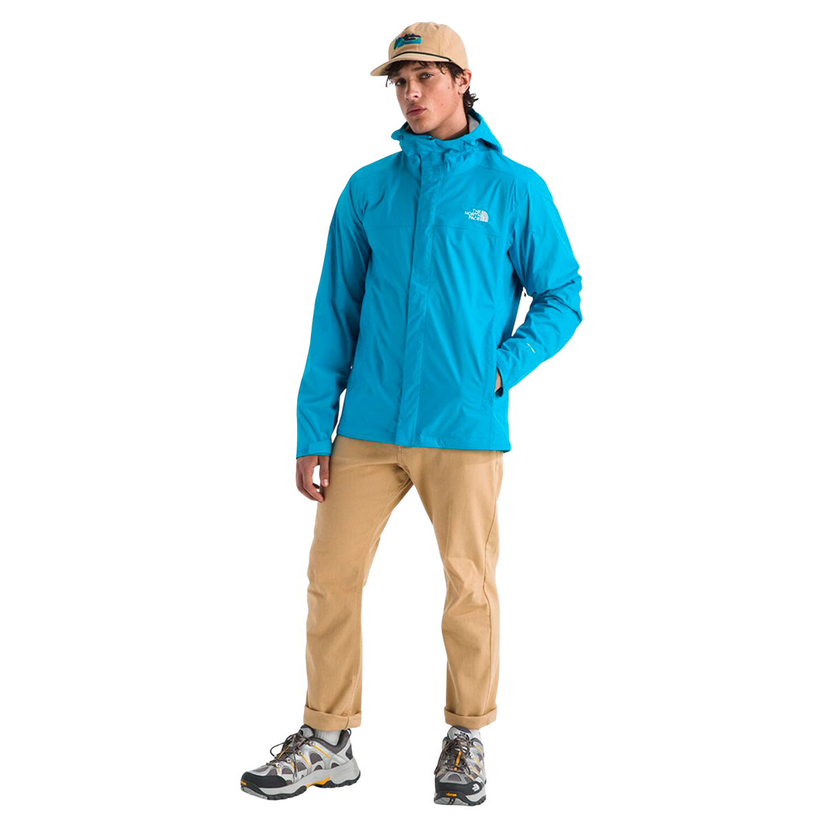 Chaqueta Impermeable Venture 2 para hombre color aqua