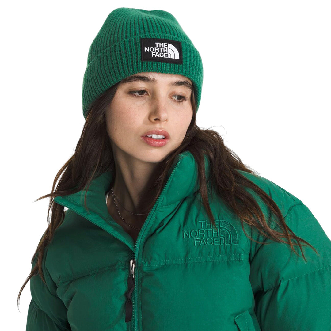 Gorro Box Cuff para unisex color verde
