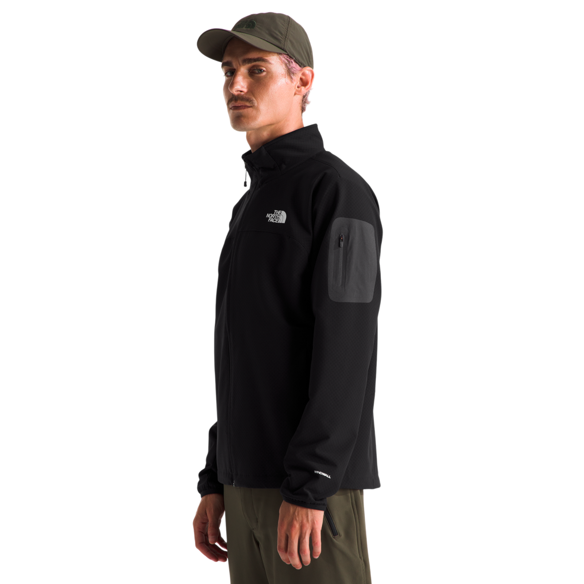 Chaqueta rompeviento Tek Appro para hombre color negro