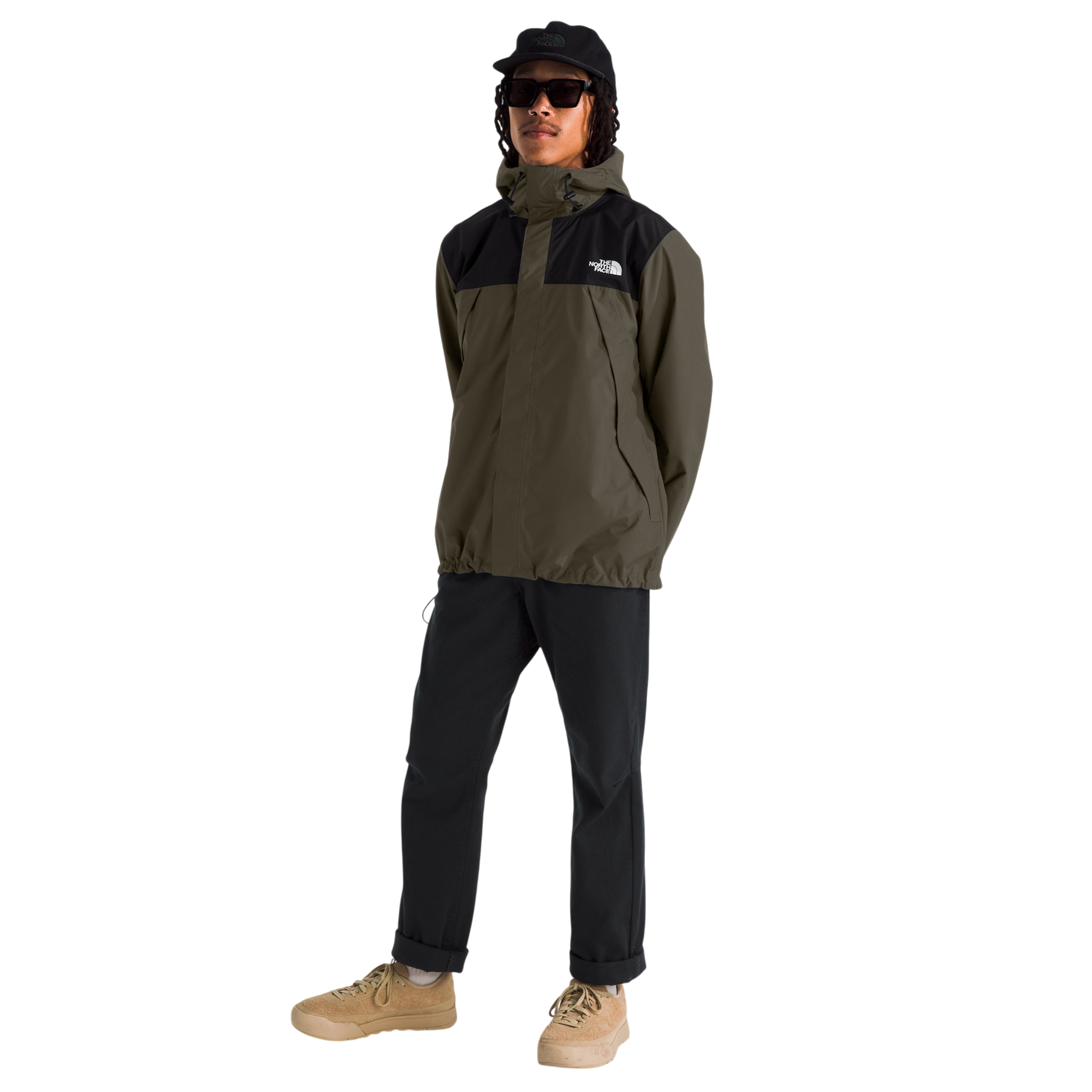Chaqueta impermeable Antora para hombre color verde