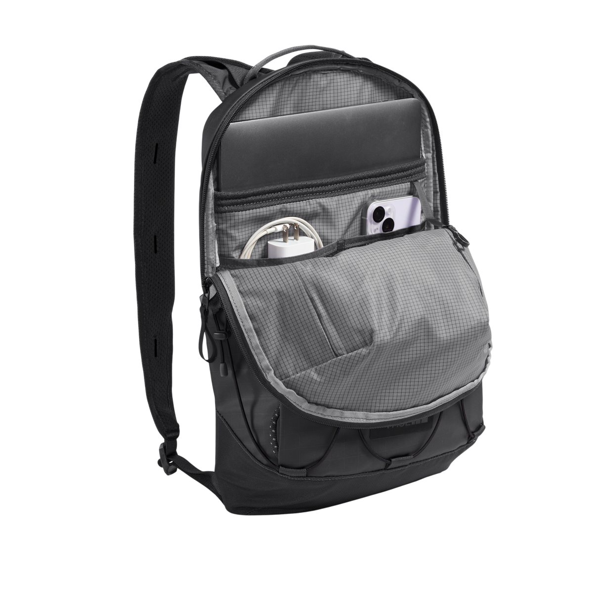 Mochila Bcv Pro unisex color gris