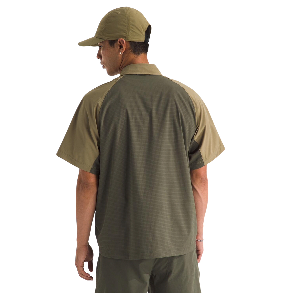 Camisa Trail Lightrange Ss para hombre color café