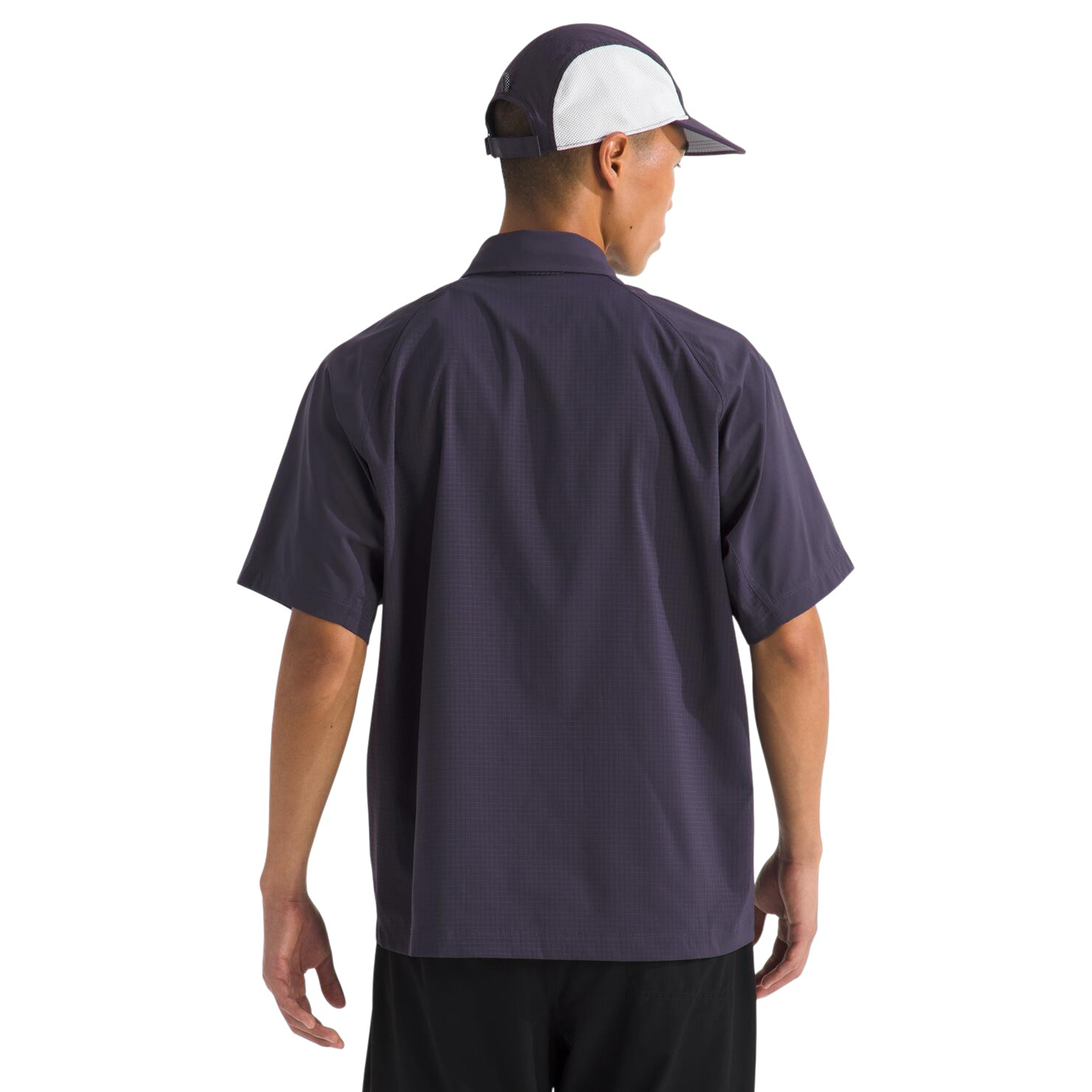 Camisa Trail Lightrange Ss para hombre color morado