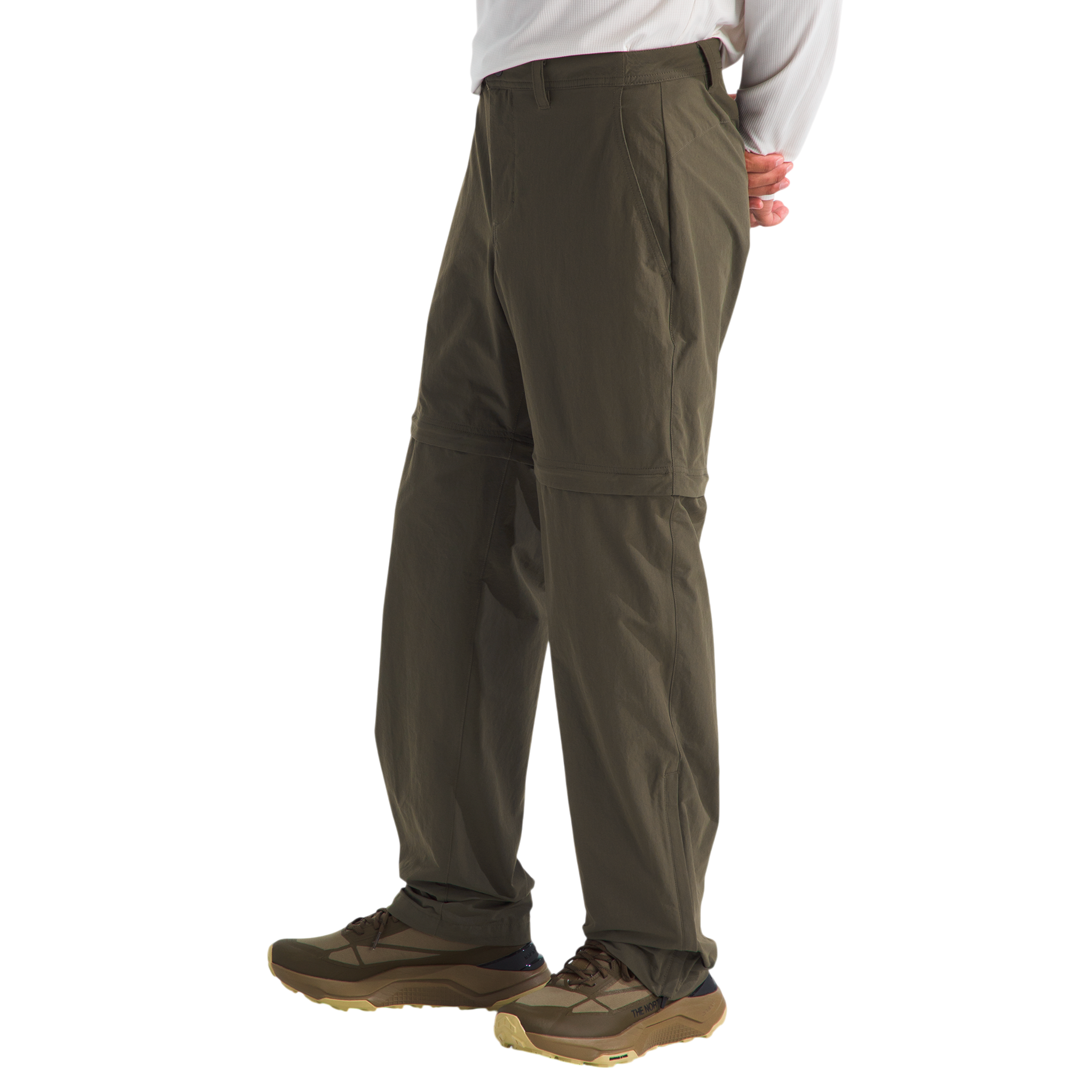Pantalón convertible Basin para hombre color olivo