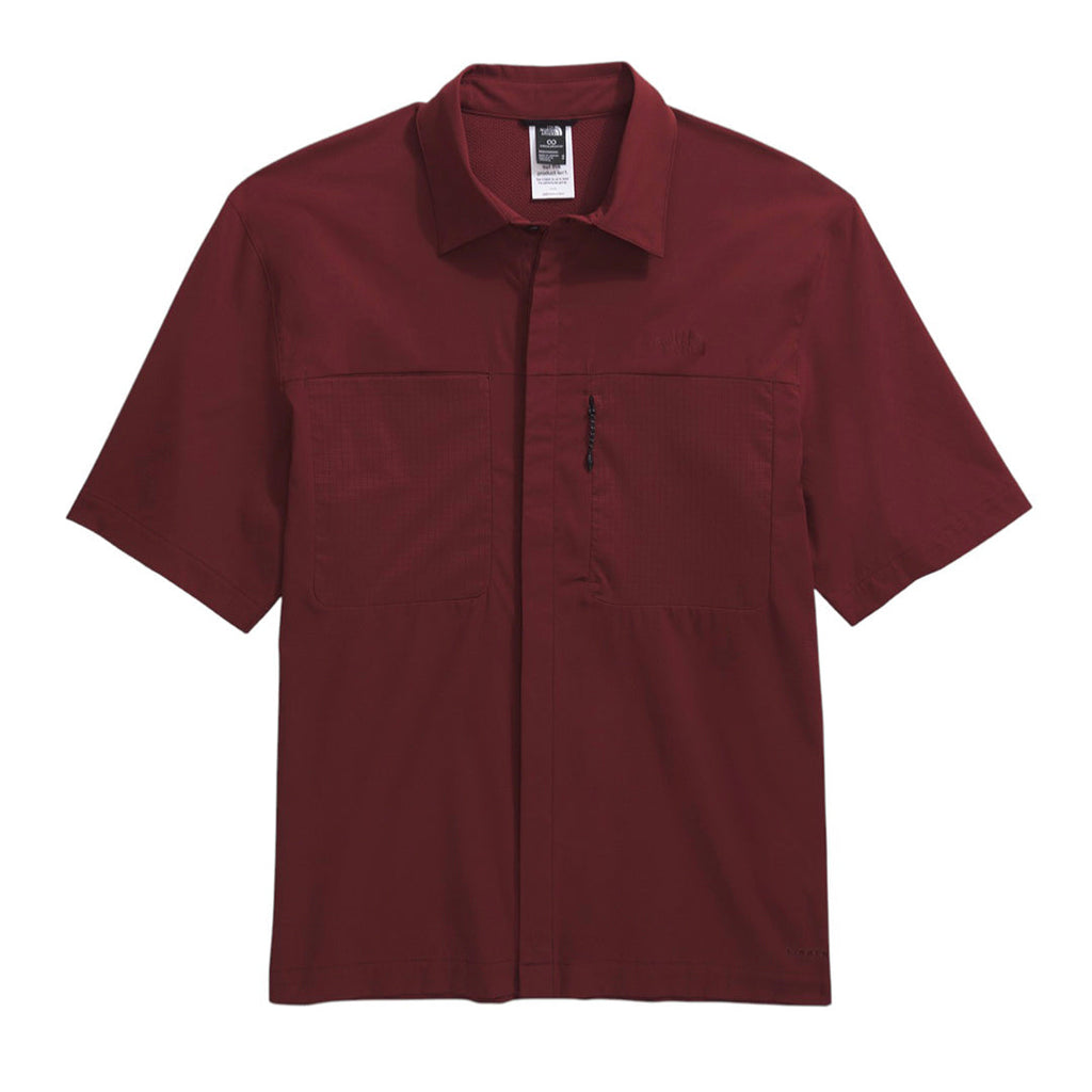 Camisa Hike Lightrange para hombre color vino
