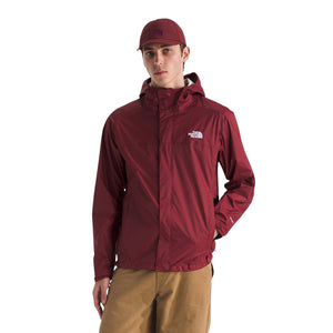 Chaqueta impermeable Venture 2 para hombre color vino