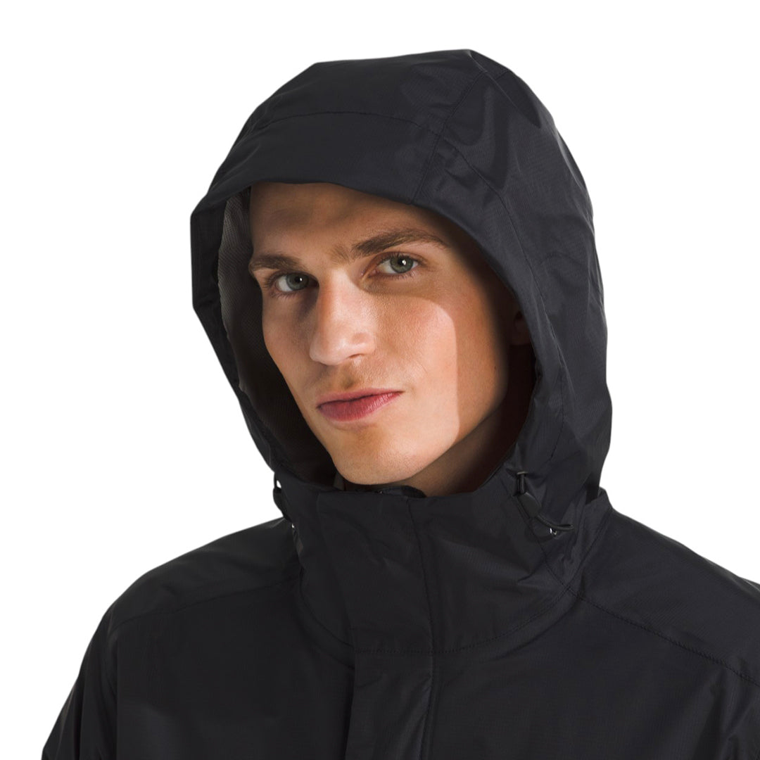 Chaqueta impermeable Venture 2 para hombre color negro