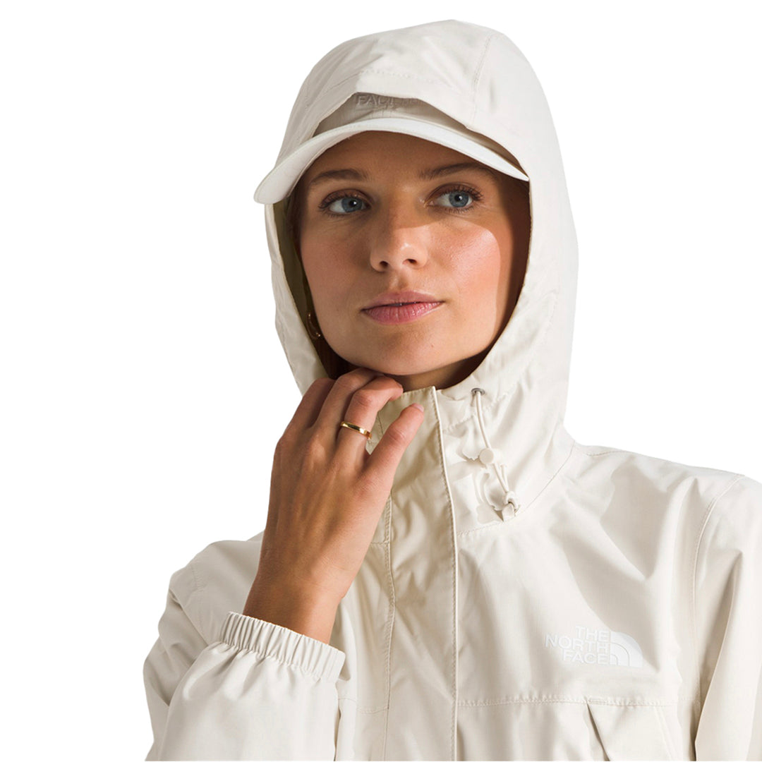 Chaqueta impermeable Antora Rain para mujer color crema
