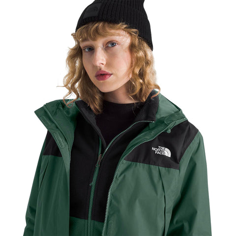 Chaqueta fleece Antora Tri para mujer color verde