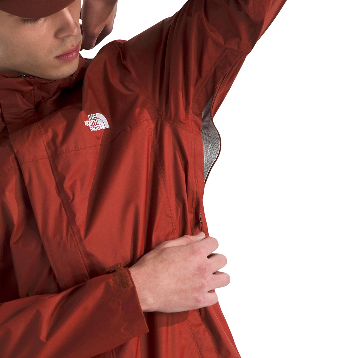 Chaqueta impermeable Venture 2 para hombre color rojo