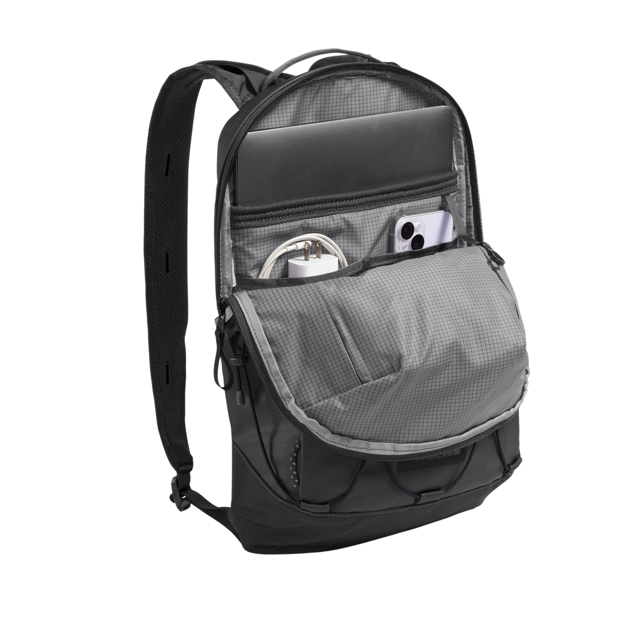 Mochila Bcv Pro unisex color gris