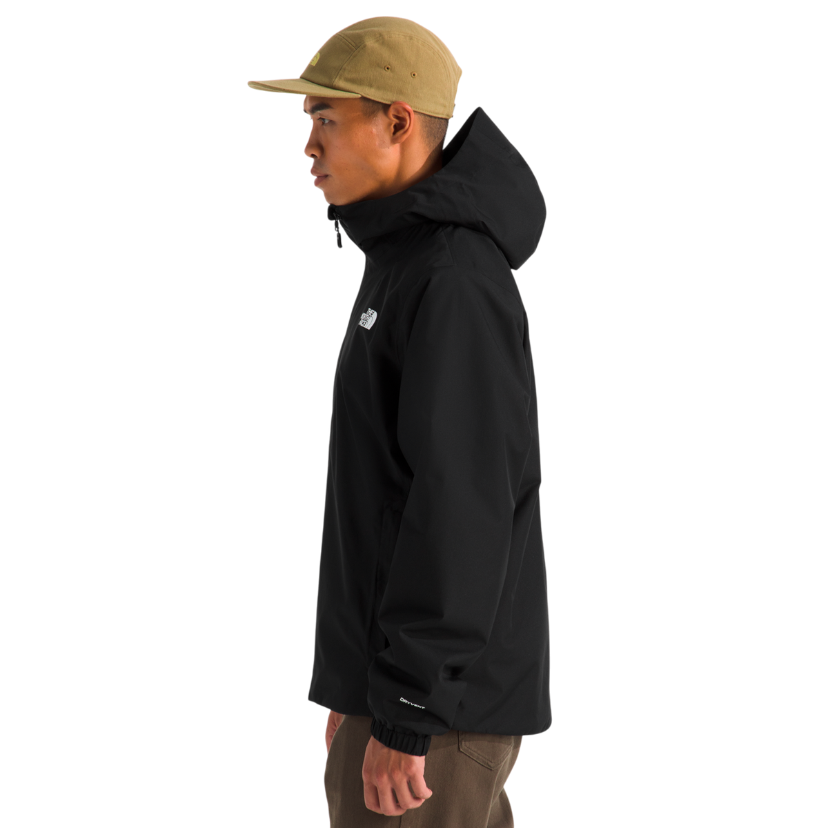 Chaqueta impermeable Quest Mo para hombre color negro