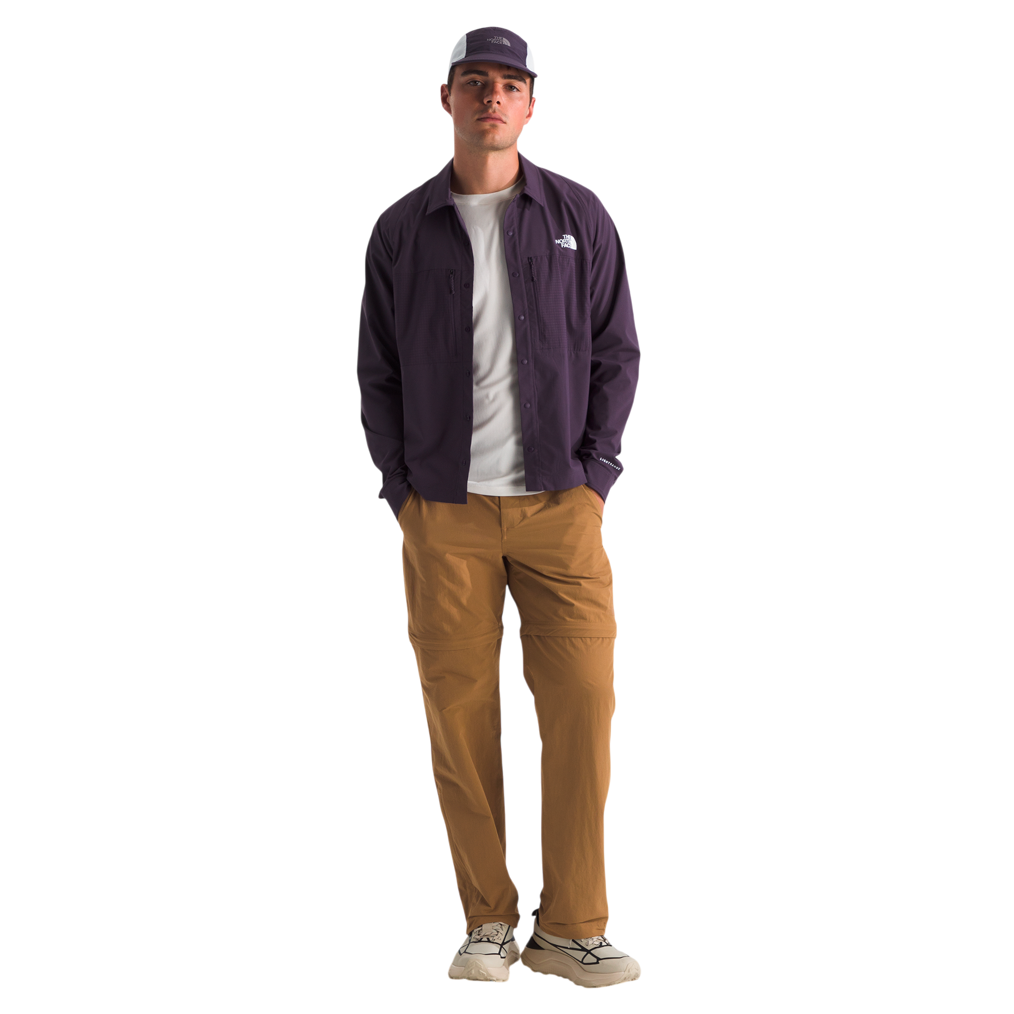 Pantalón convertible Basin para hombre color kakhi